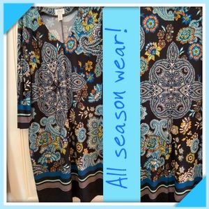 Pretty Paisley Dress 👗 All Seasons!